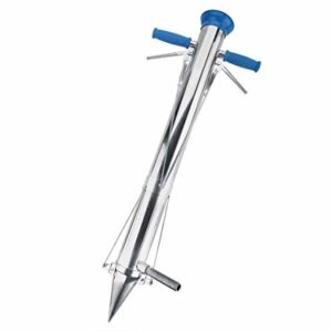 Double Cone Type Vegetable Transplanter in SS(Stainless Steel) Steel material-To transplant seedling