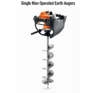 Vinspire Agrotech-Single Man Operated Earth Auger 52CC Displacement 2 Stroke Petrol Engine-VGT-EA-5202