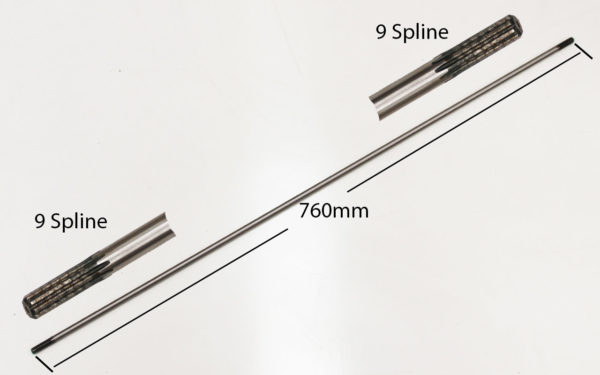 Inner Shaft 9 Spline(Big) For Brush Cutter-Spare Parts